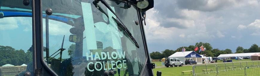 Hadlow Branded Tractor Close Up