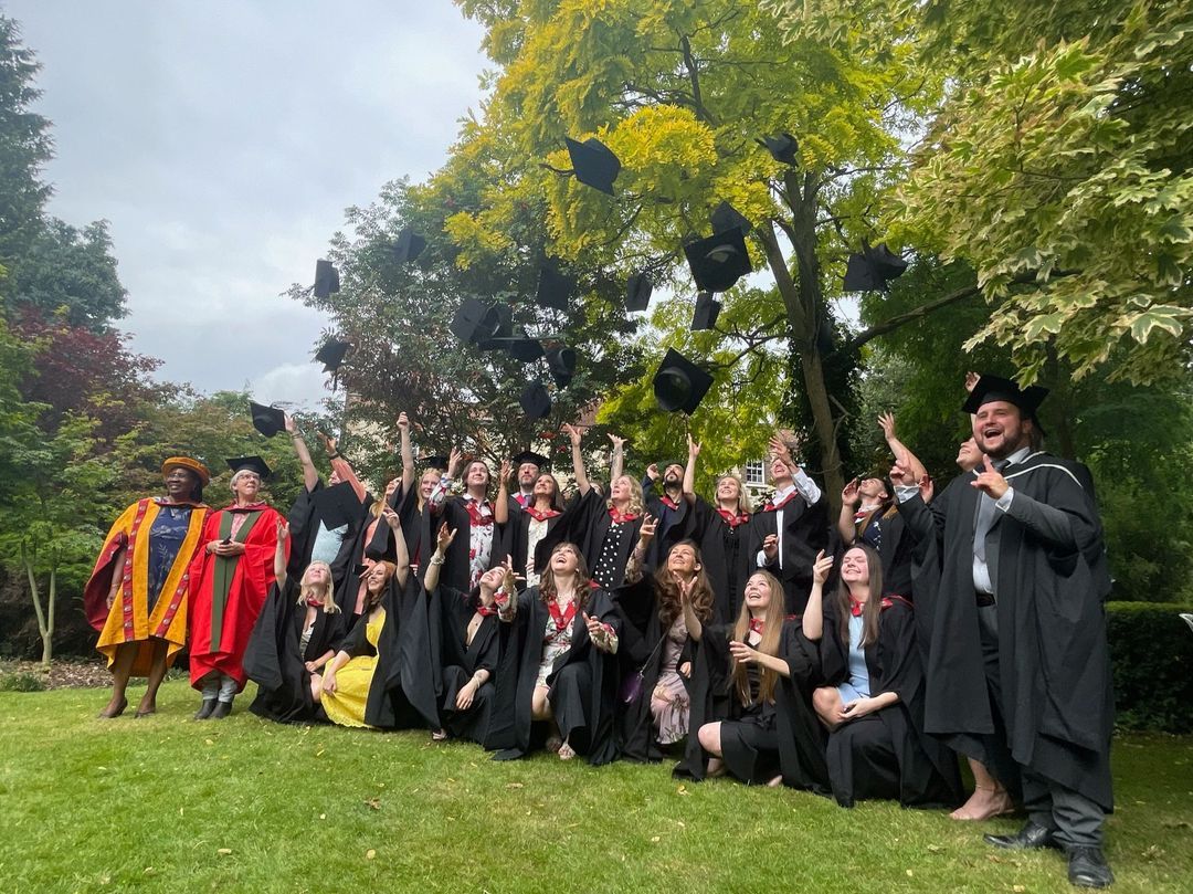 Group of students on graduation day