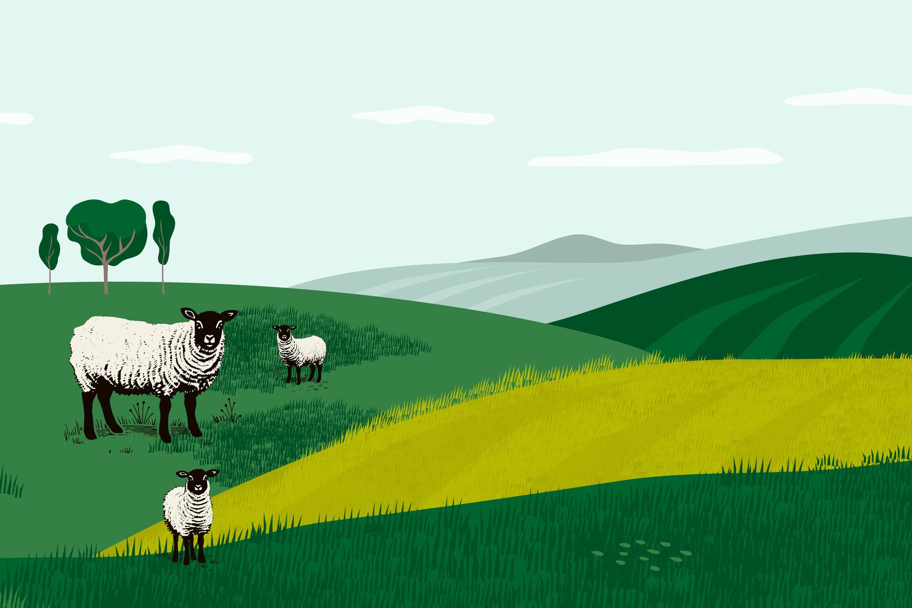 Hadlow Branded background for Lambing Weekend event